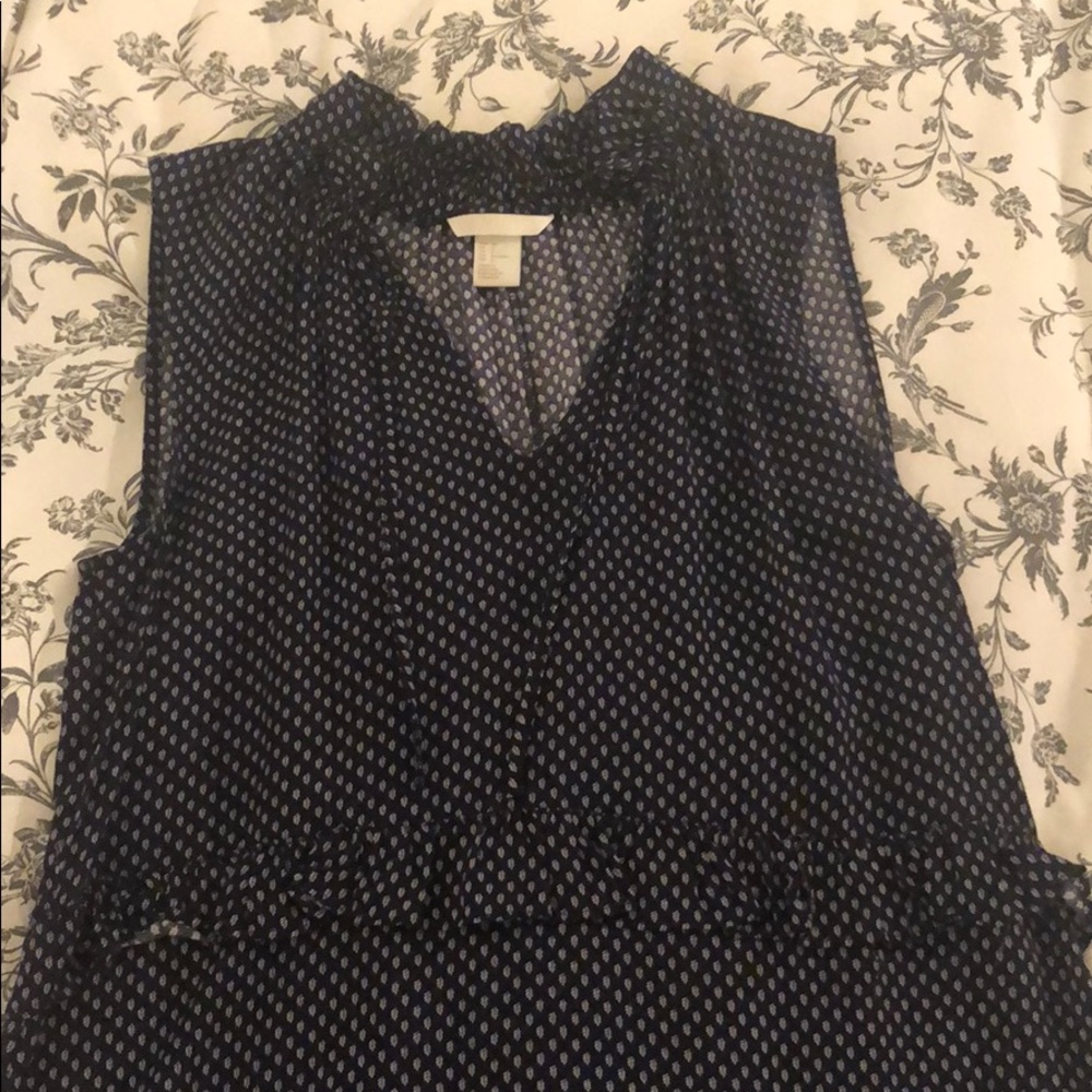 🎉CLOSET CLEAR OUT🎉Navy And White Dress